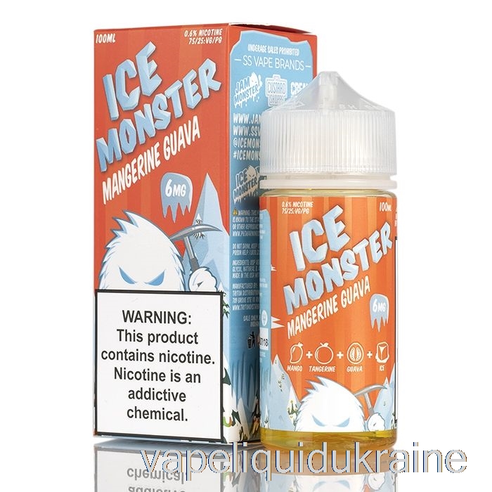 Vape Liquid Ukraine ICE Mangerine Guava - Ice Monster - 100mL 6mg